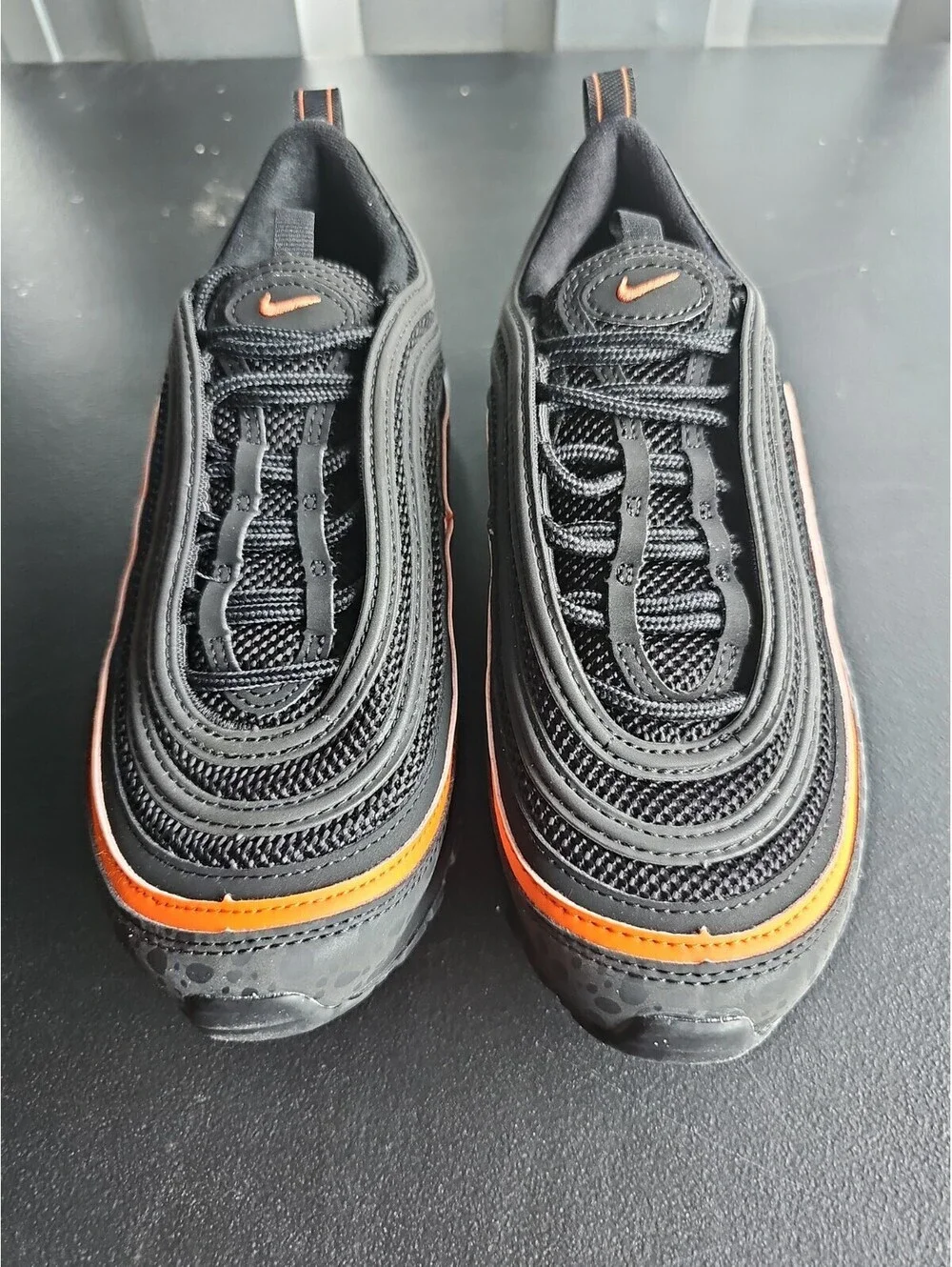 Size 5.5 (GS) - Nike Air Max 97 Low Black Safety Orange